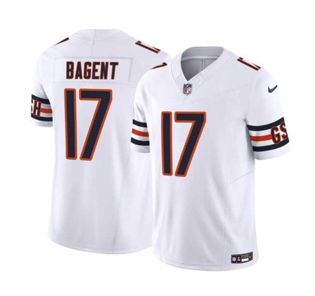 Men & Women & Youth Chicago Bears #17 Tyson Bagent White 2023 F.U.S.E. Vapor Untouchable Limited Football Stitched Jersey,We sell and wholesale Men & Women & Youth Chicago Bears #17 Tyson Bagent White 2023 F.U.S.E. Vapor Untouchable Limited Football Stitched Jersey on line form chian!